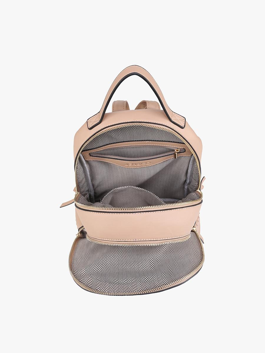 BP1985 Marty 2 Compartment Backpack w/ Stitch Detail