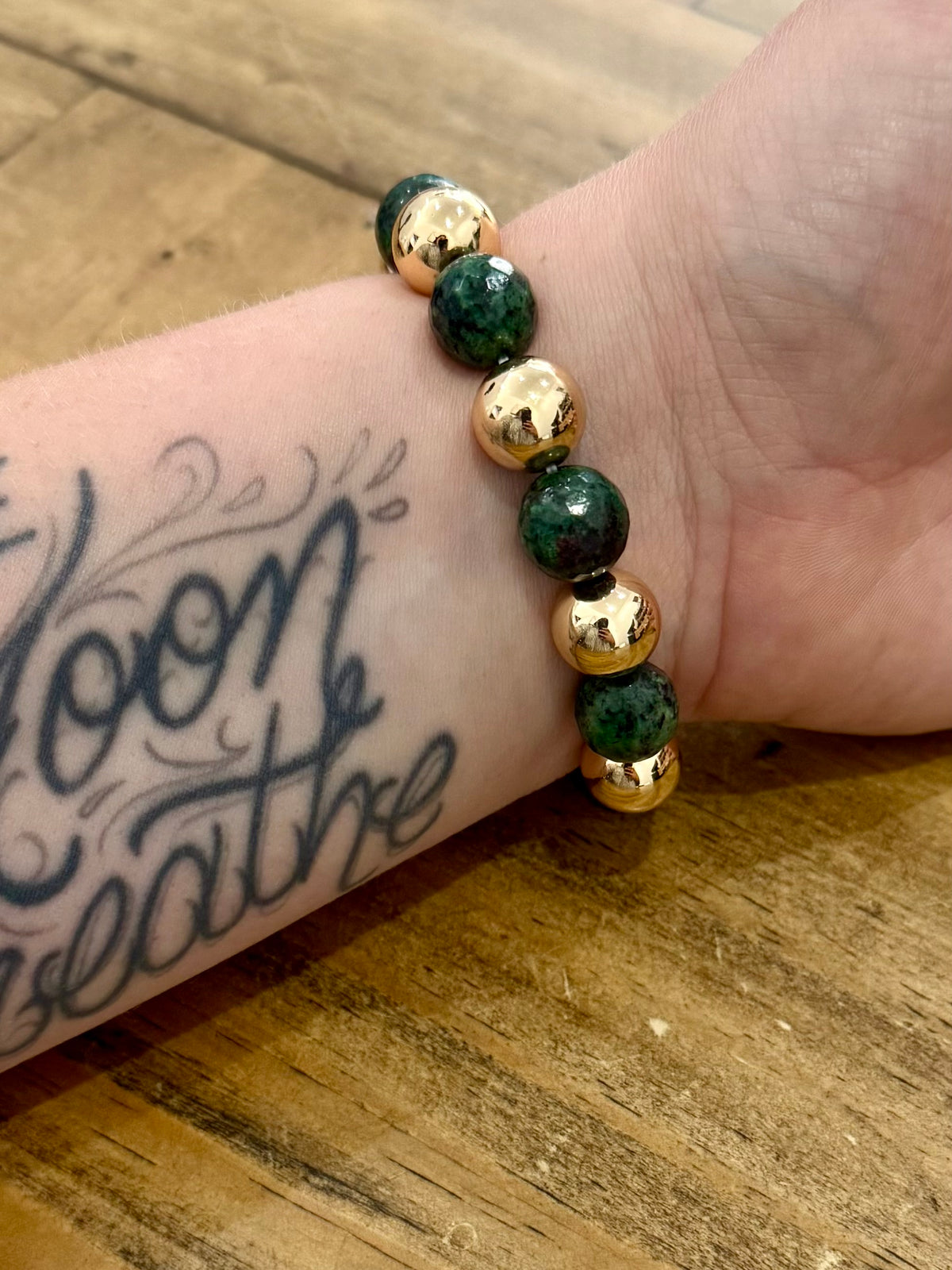 Medium Black & Gold Bracelet