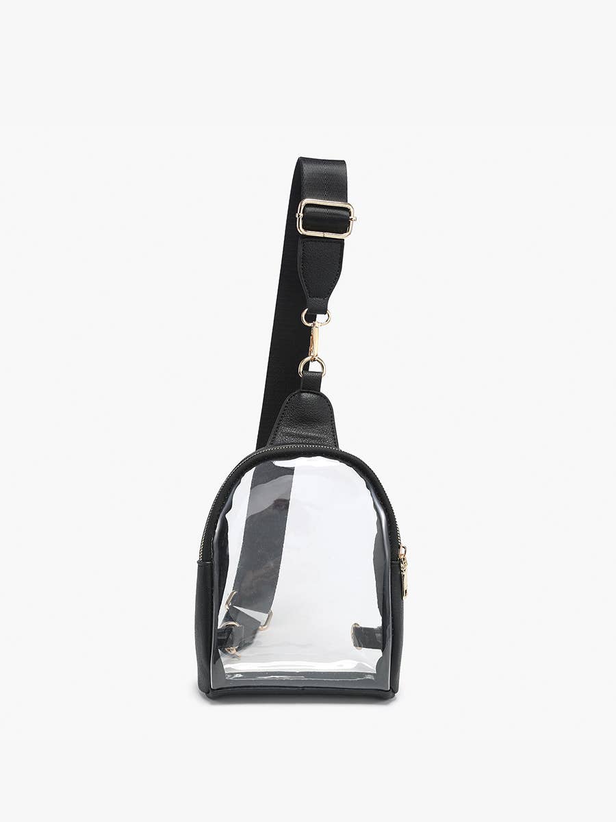M2436CR Ellen Clear Sling Bag w/ Removable Guitar Strap
