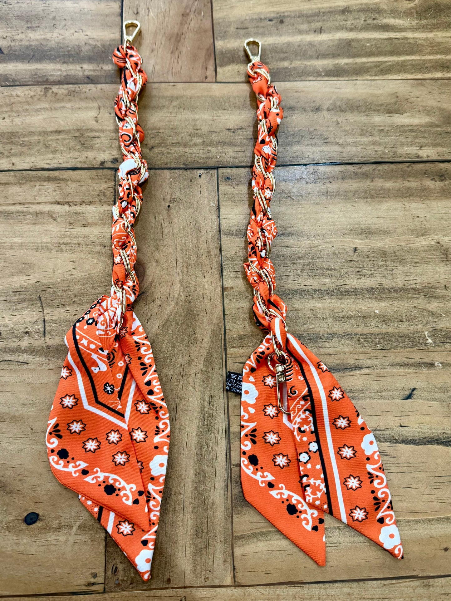 Orange Bag Scarf