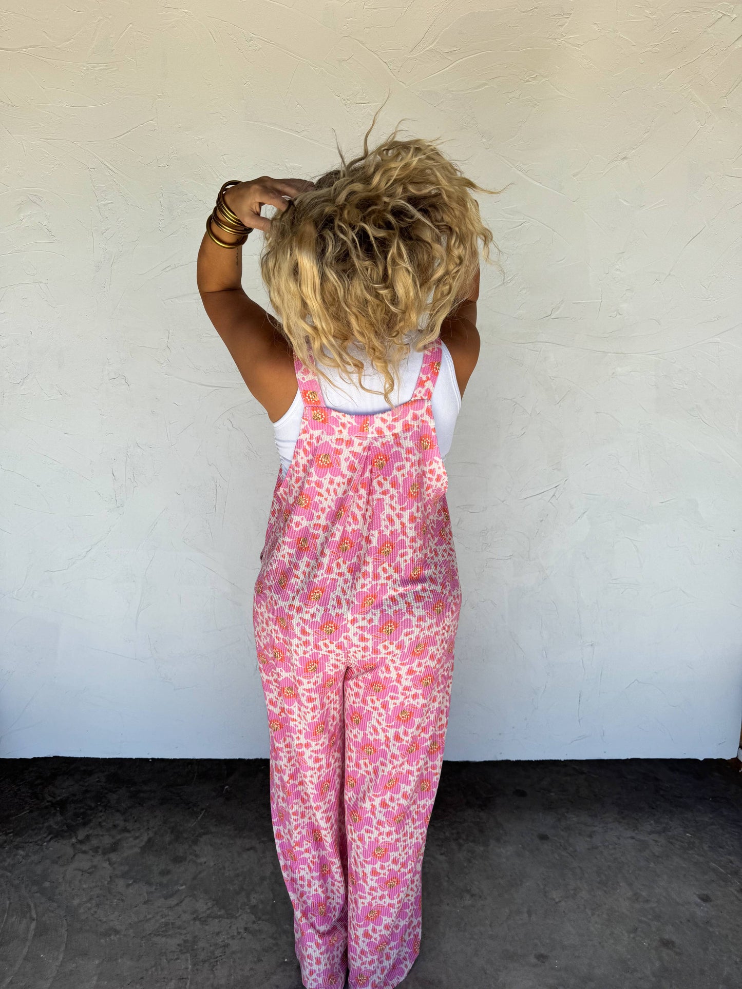 2ND CUT- CASSIDY FLORAL BOHO OVERALLS