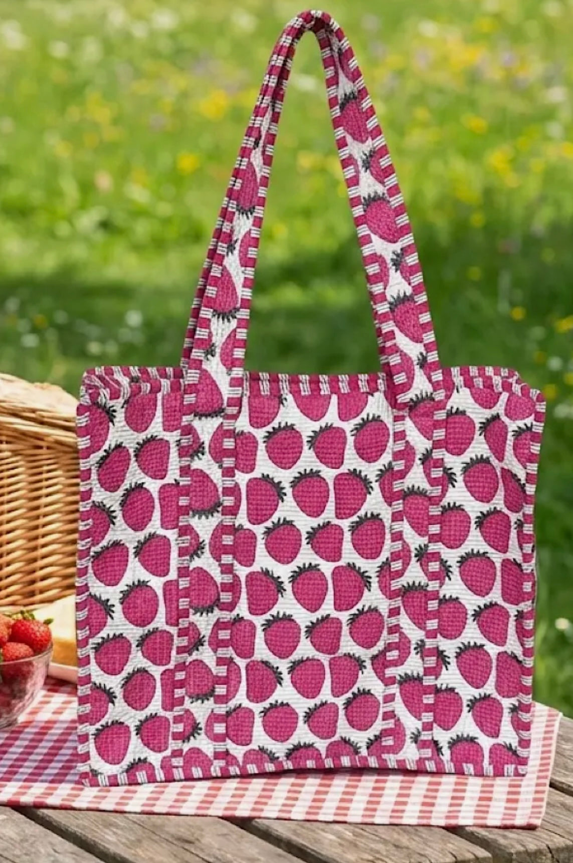 Strawberry Tote Bag
