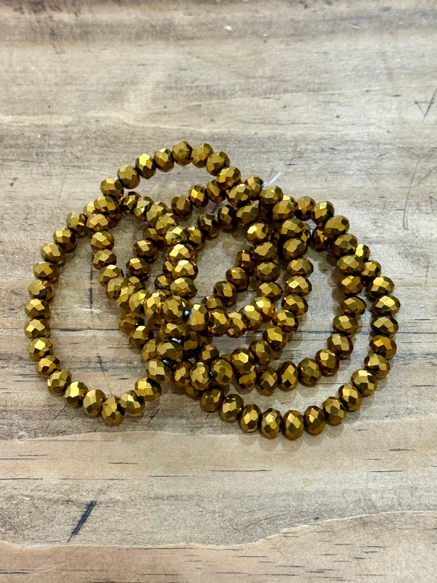 Gold Bead Bracelet
