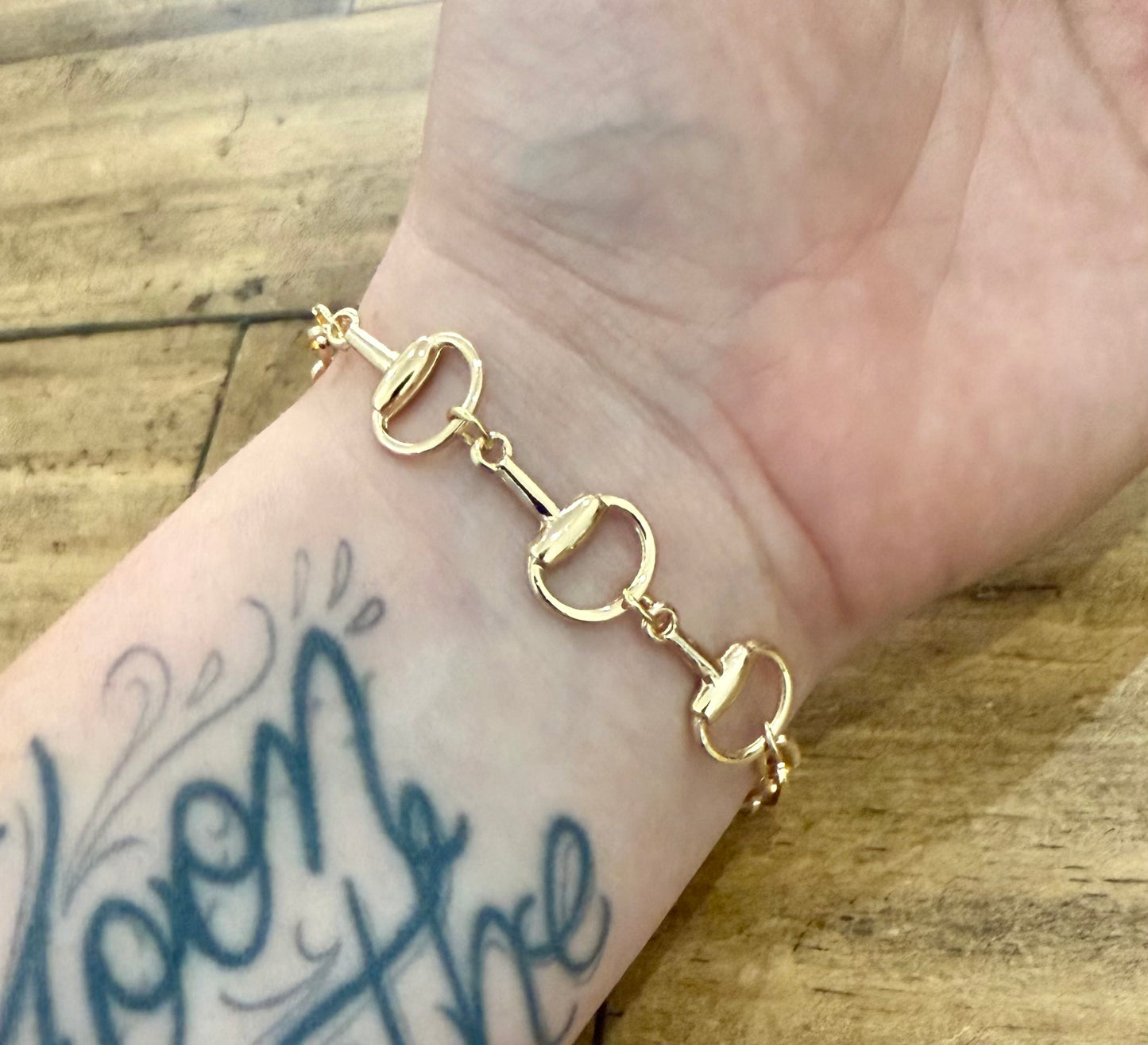 3 Horse Bit Bracelet
