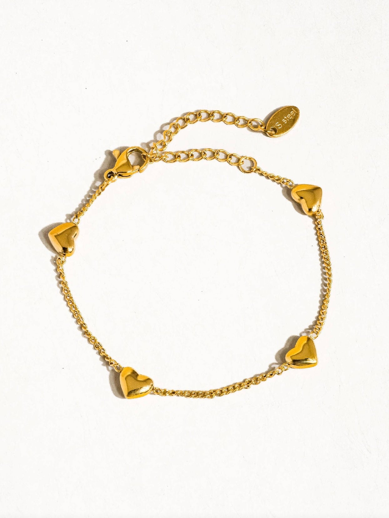 Gold Heart Bracelet