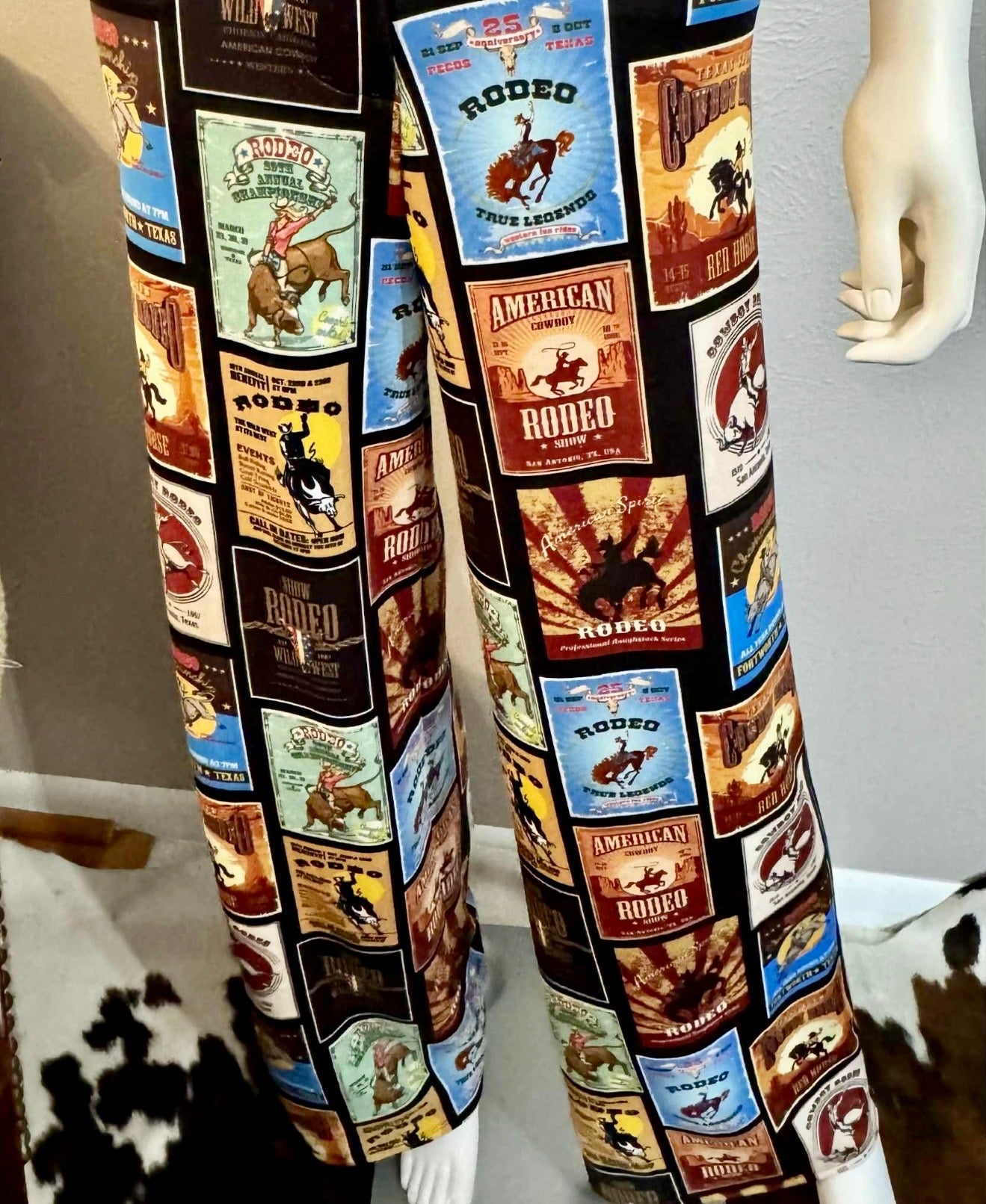 Rodeo Collage Printed Pants