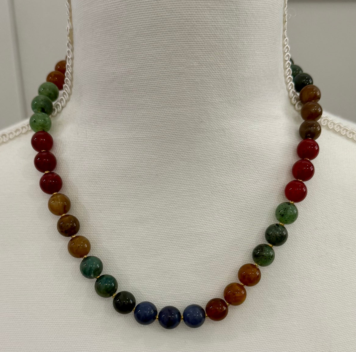 Polished Bead Necklace