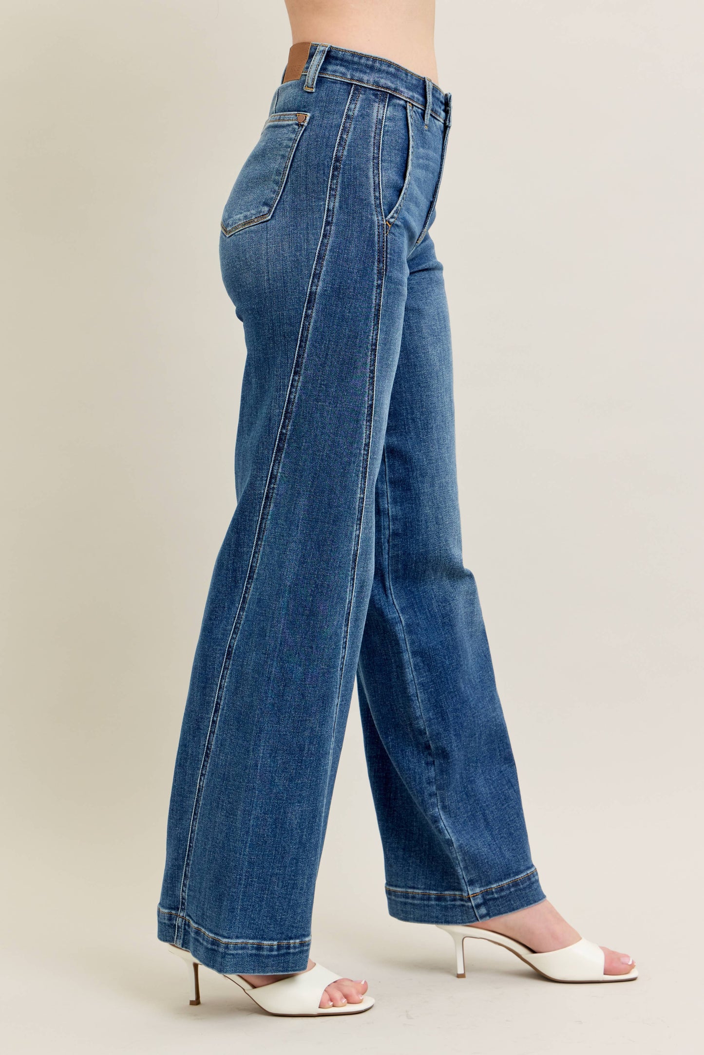 High Waisted Trouser Wide Leg