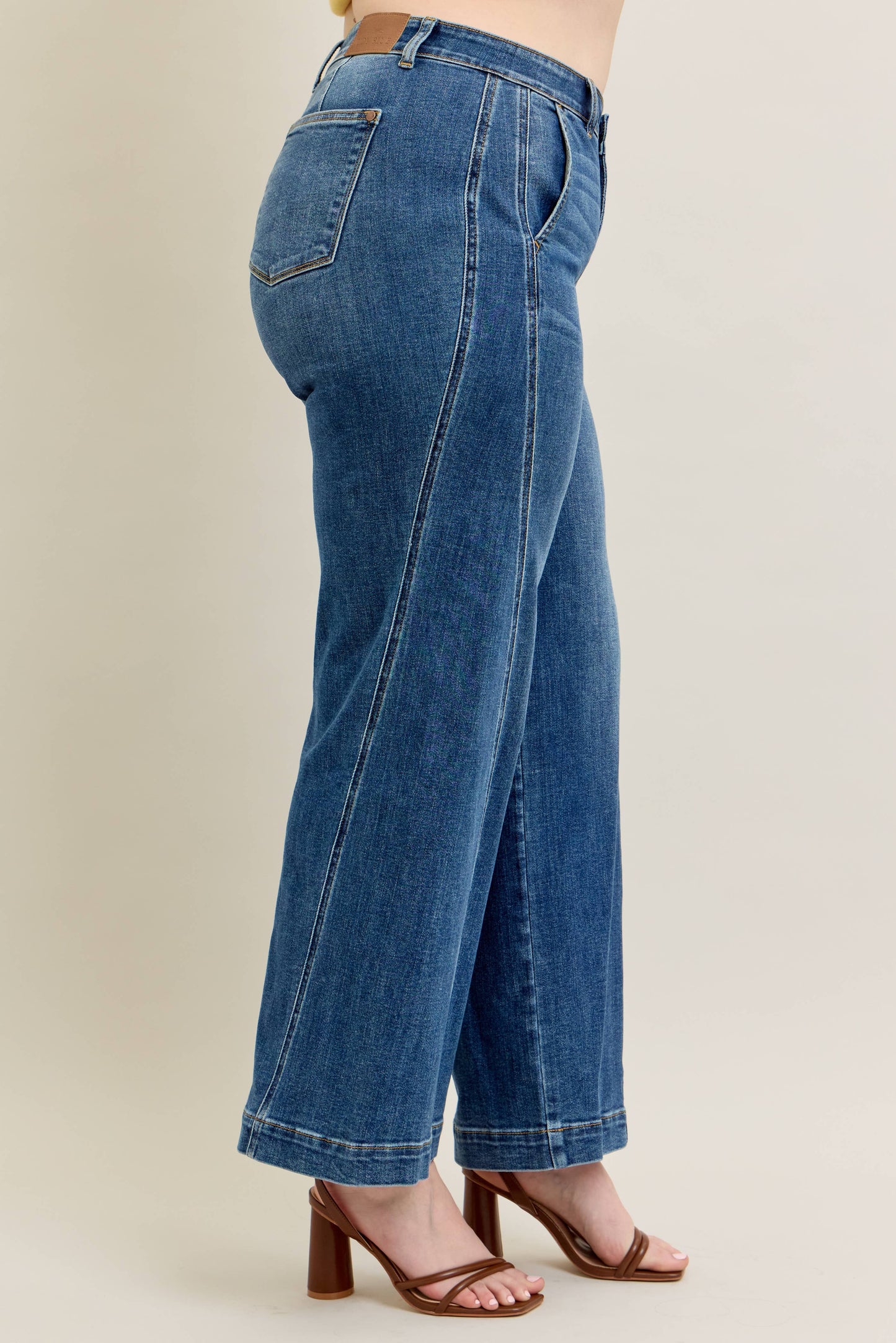 High Waisted Trouser Wide Leg - PLUS