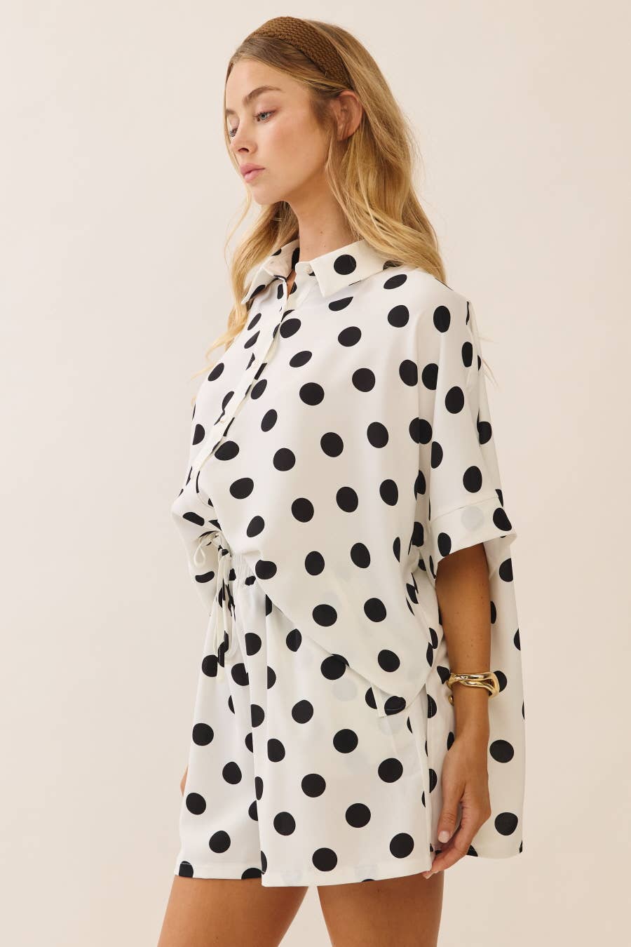 Polka Dot Shorts Set