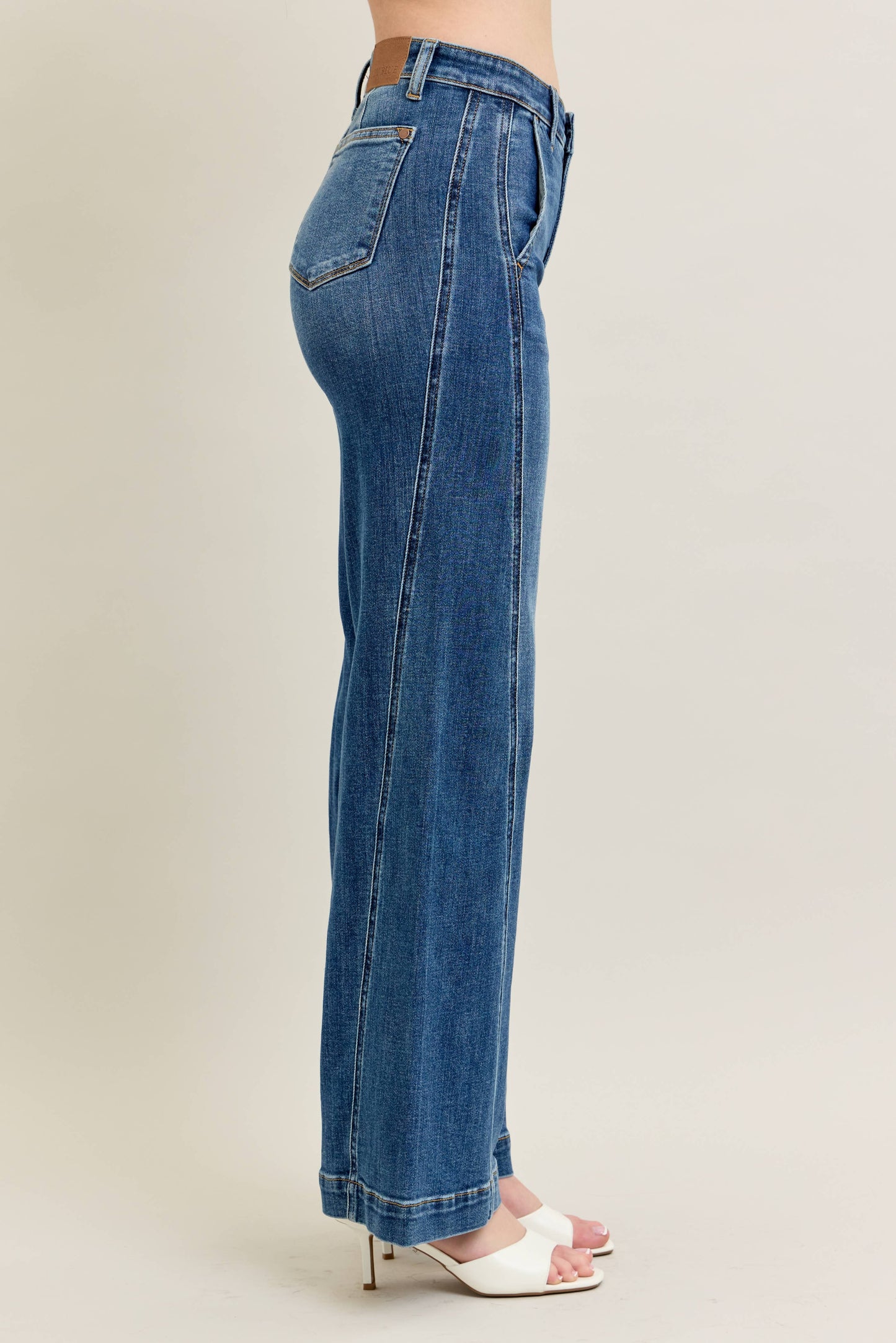 High Waisted Trouser Wide Leg