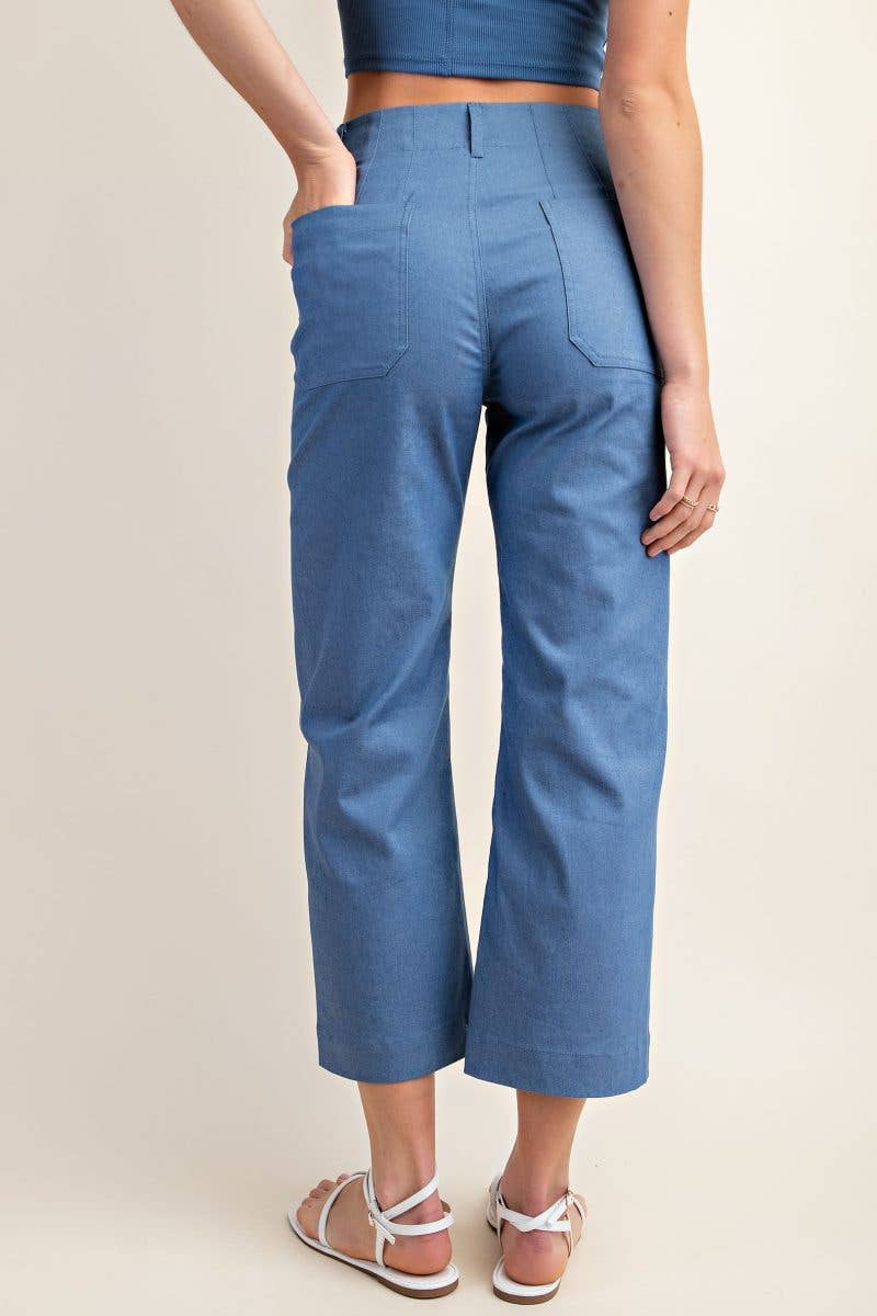 Ankle Cropped Summer Pants