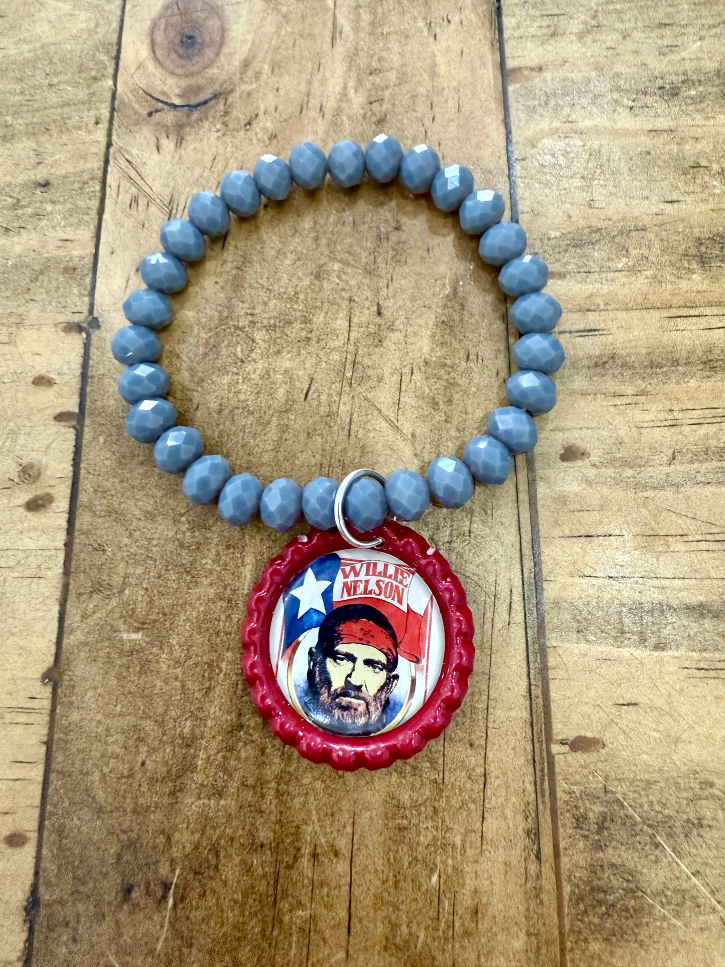 Americana bottle cap bracelet