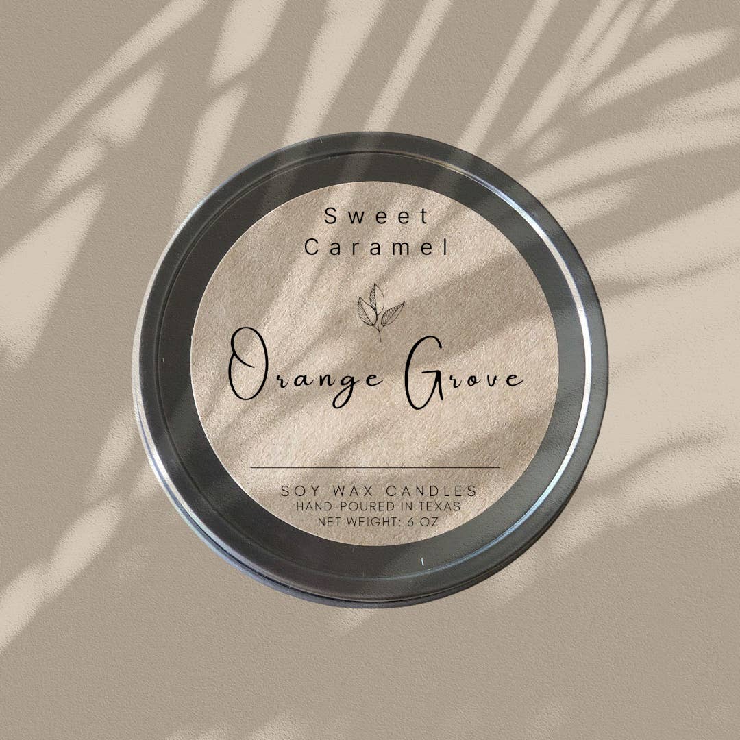 Orange Grove Soy Candle - Tins 8 oz