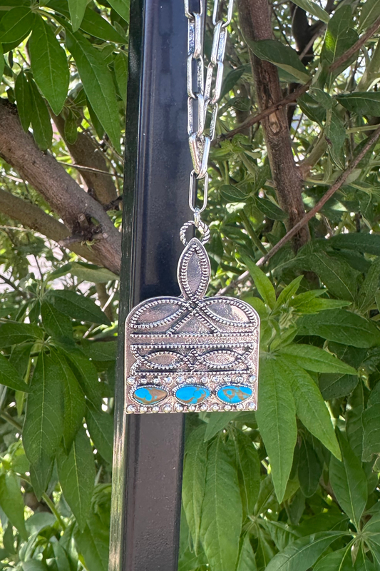 Stitched In Stone Large Necklace