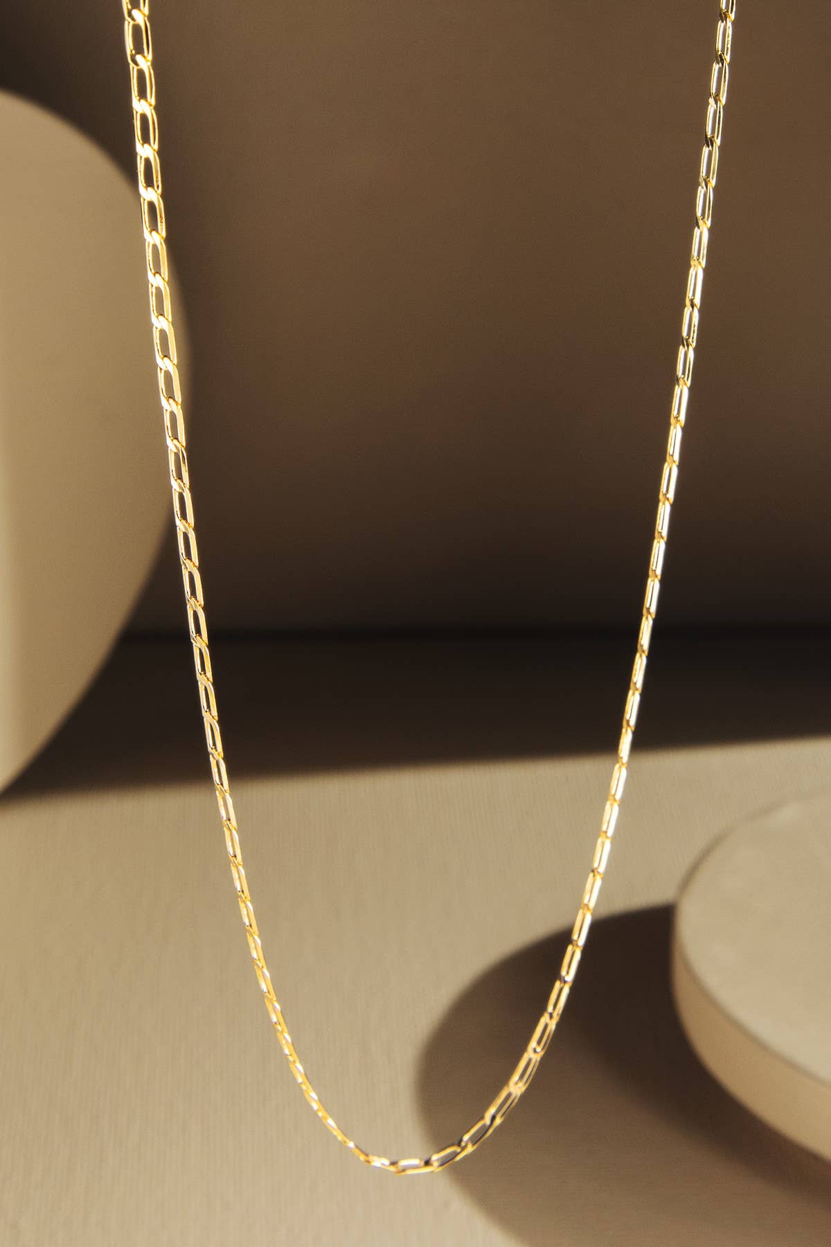 18K Gold Filled Linked Chain Necklace