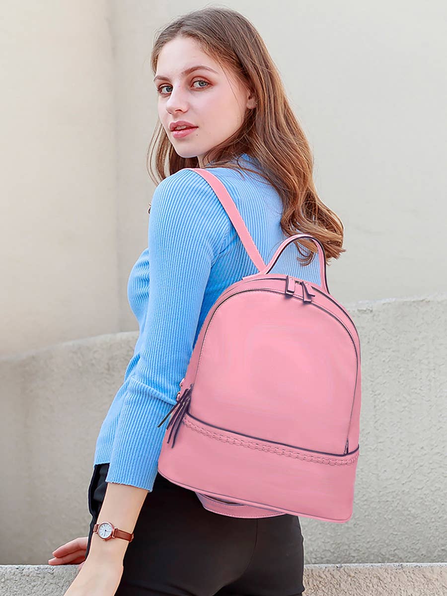 BP1985 Marty 2 Compartment Backpack w/ Stitch Detail