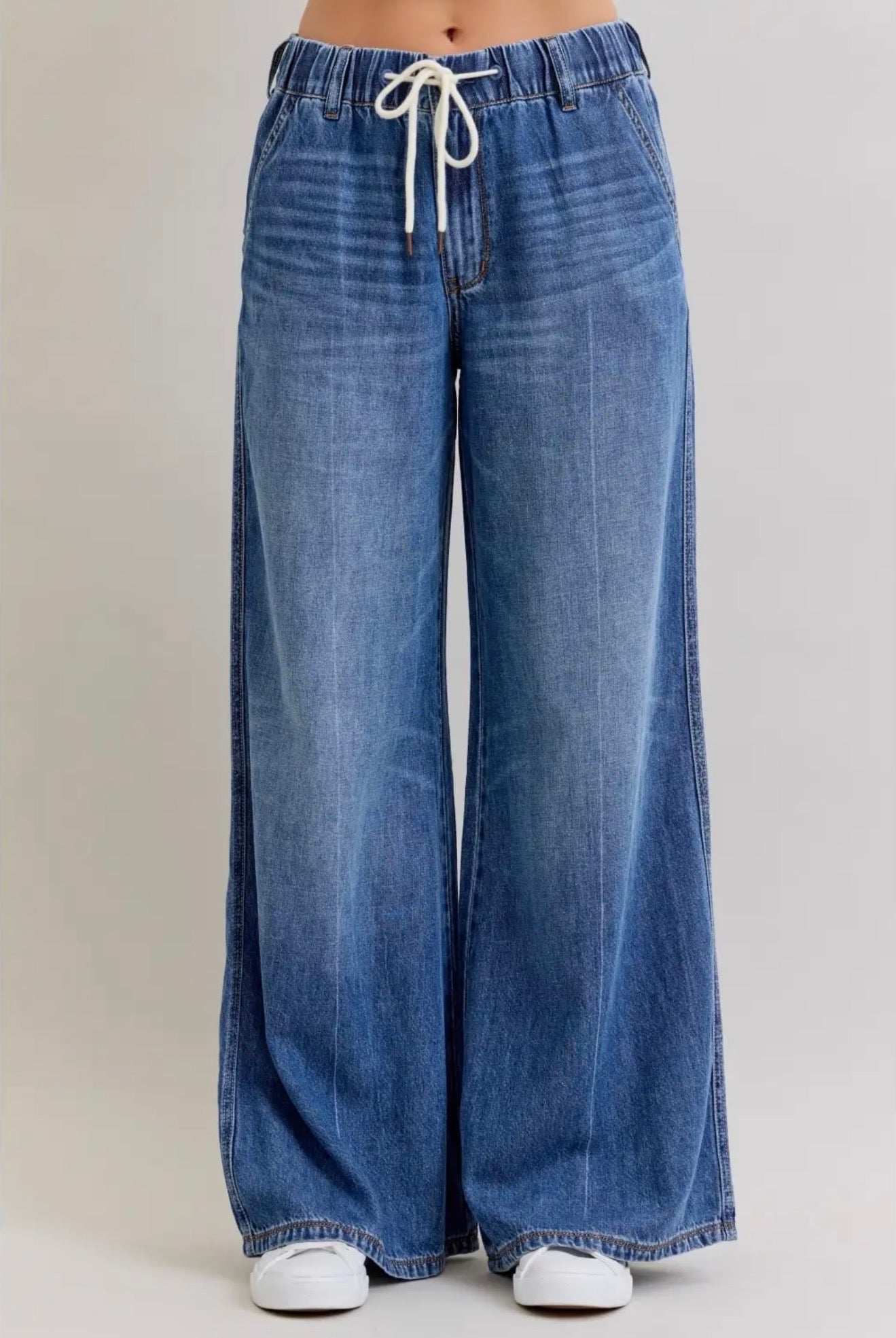 Palazzo Featherweight Elastic Jeans