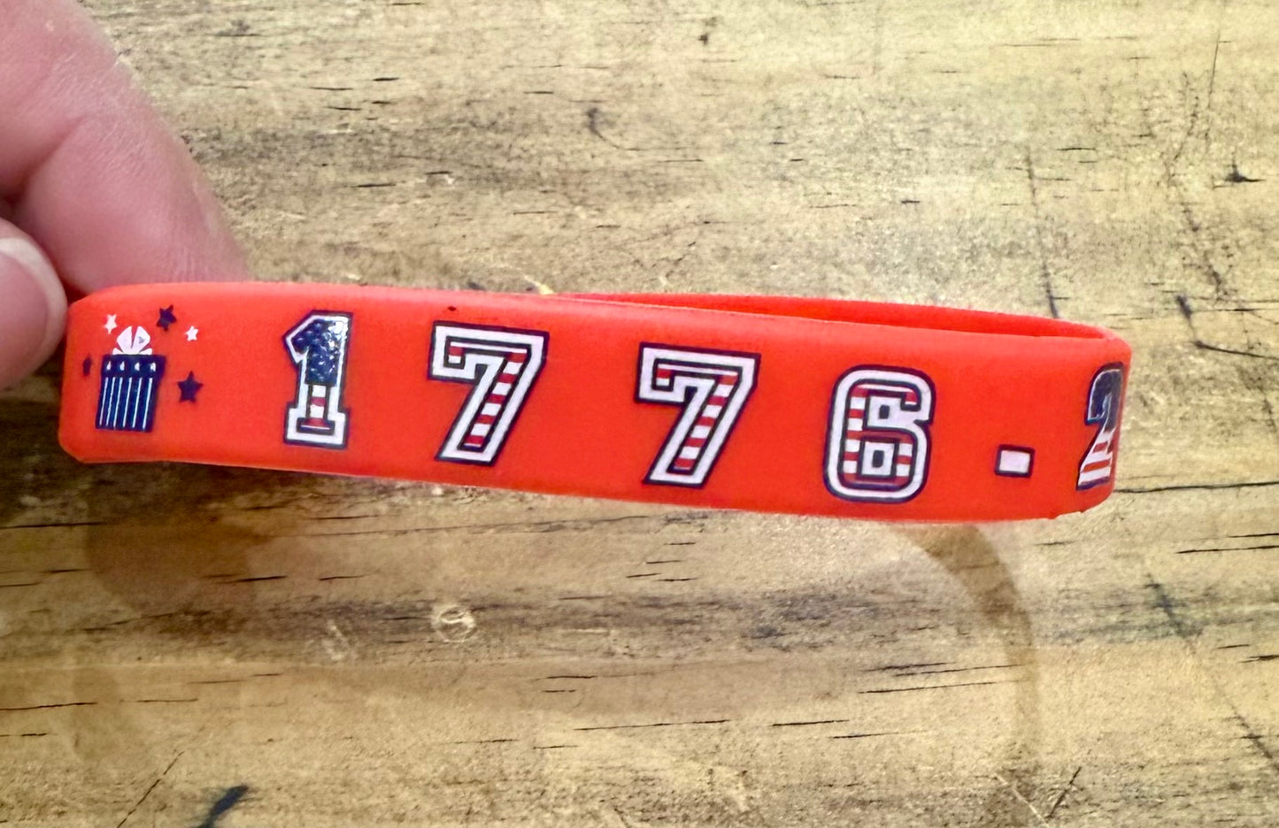 Americana rubber bracelets