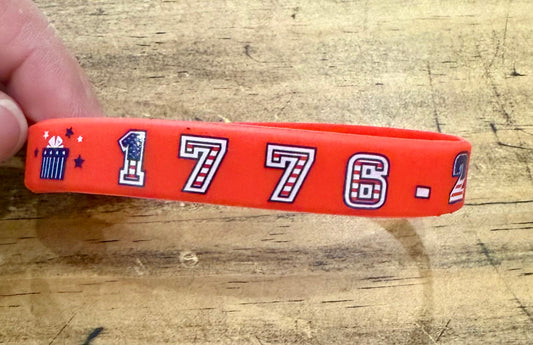 Americana rubber bracelets