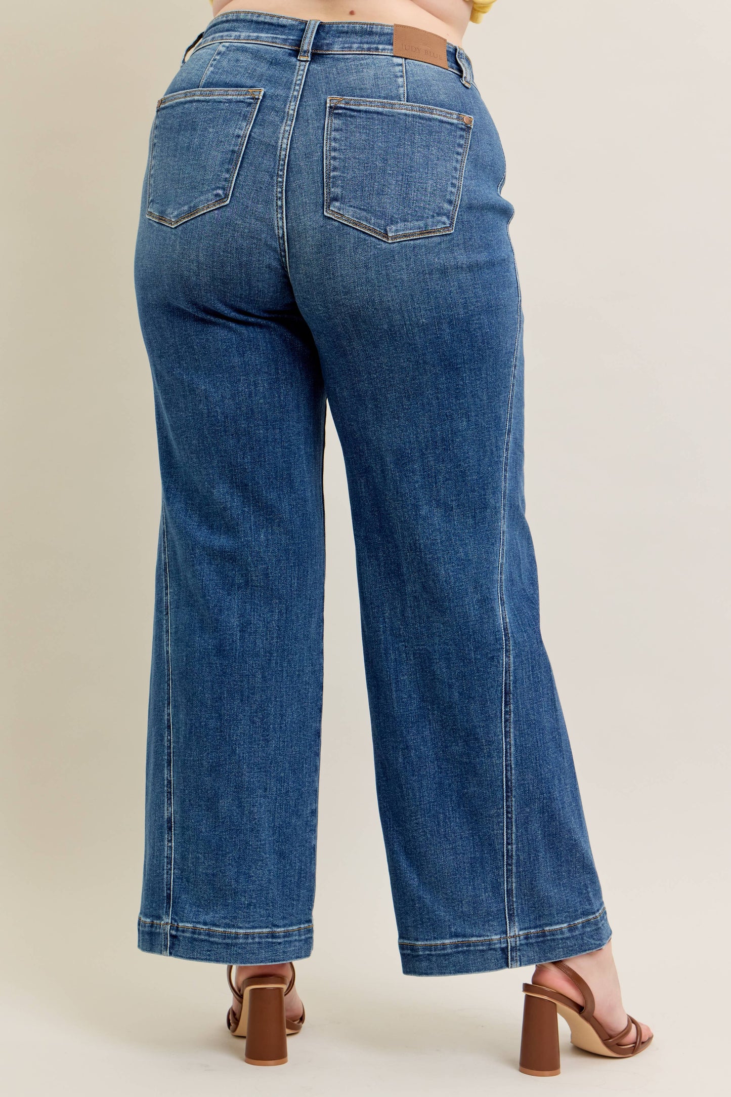High Waisted Trouser Wide Leg - PLUS