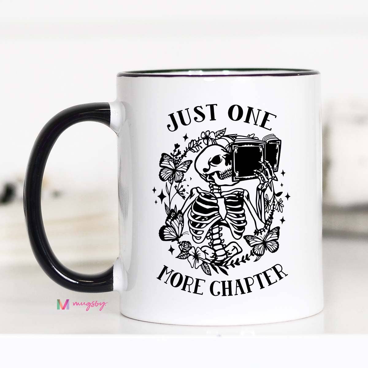 Just One More Chapter Coffee Mug, Book Lover Mug, Book Store