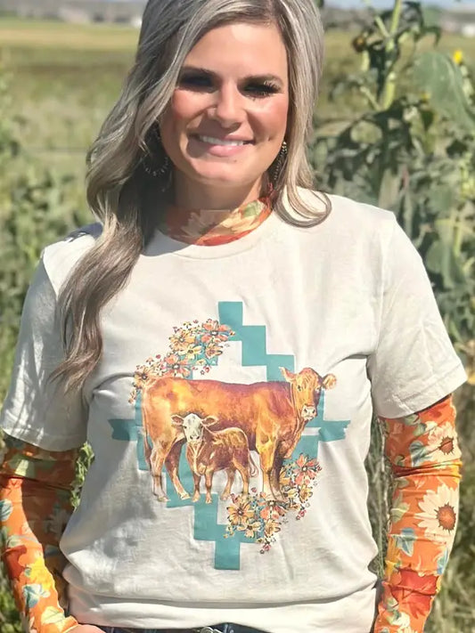 Blissfully Blessed Mesh Top