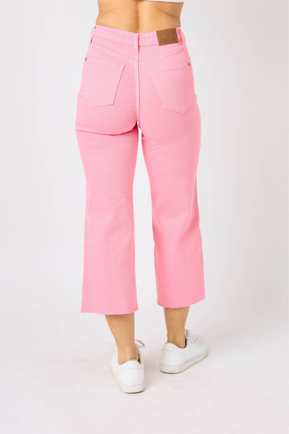 HW Garment Dyed Tummy Control Crop Wide - PLUS