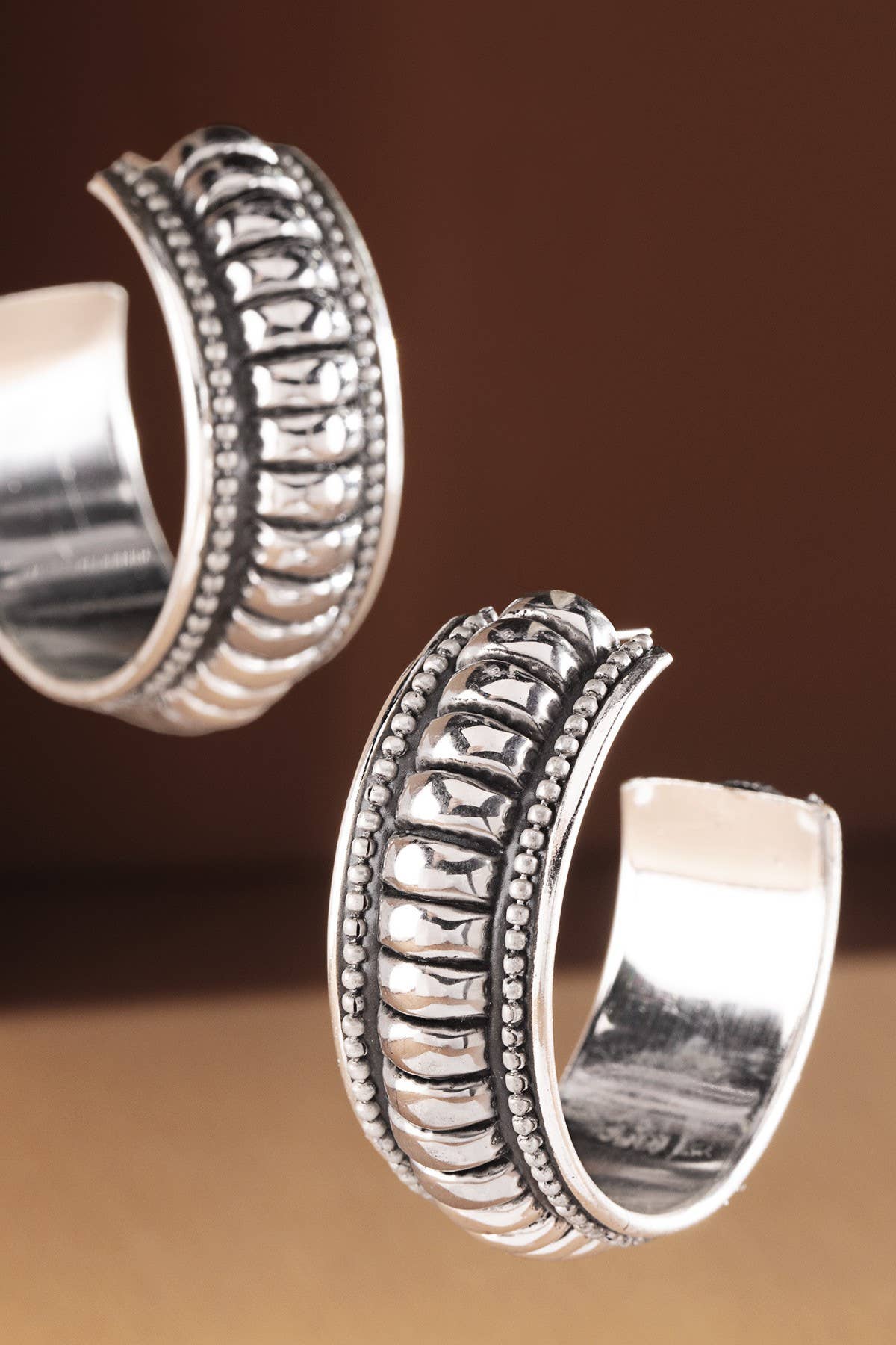 Western Bubble Hoop Earrings