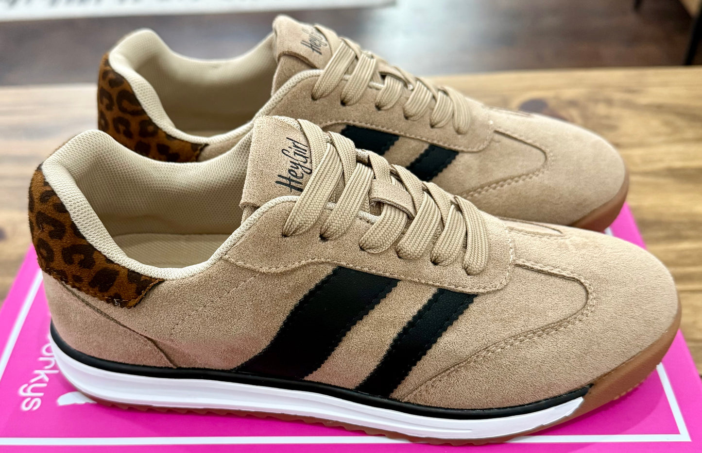 Camel Run It Back Sneakers