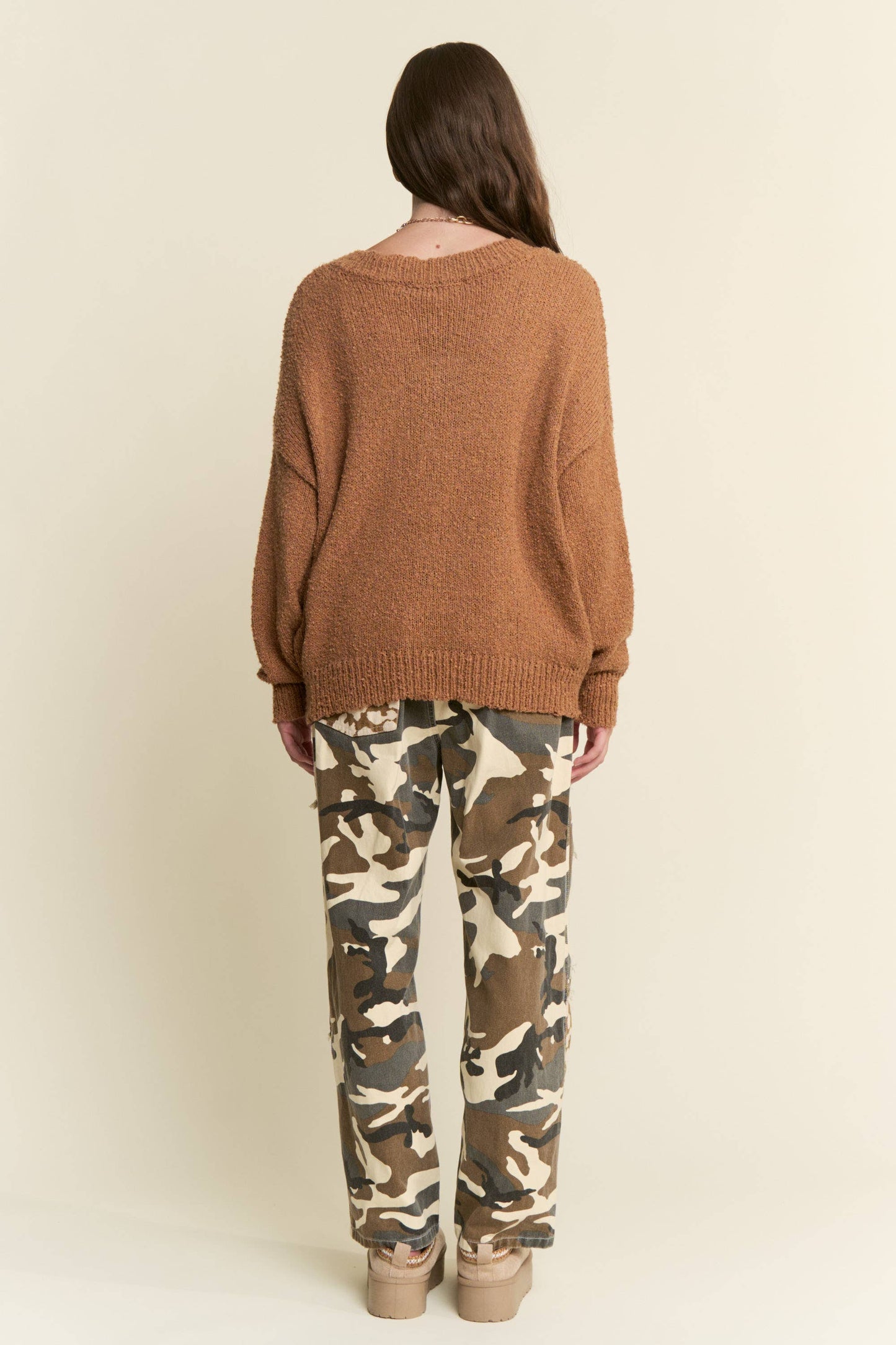 LEOPARD & CAMOUFLAGE  PRINT PANTS