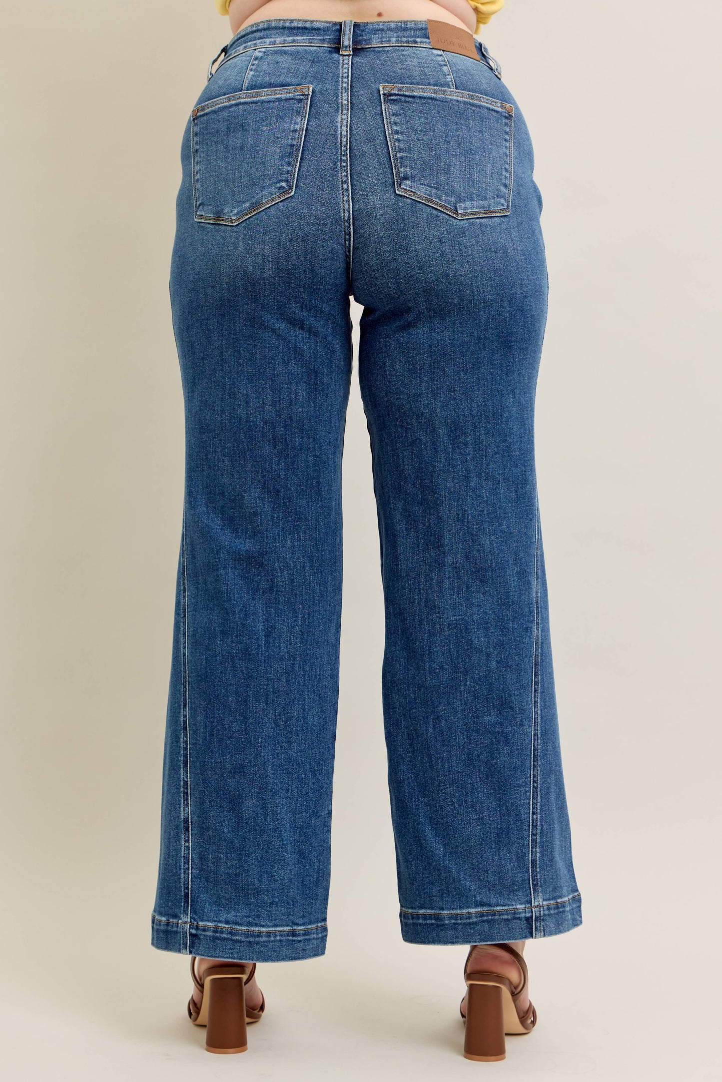 High Waisted Trouser Wide Leg - PLUS