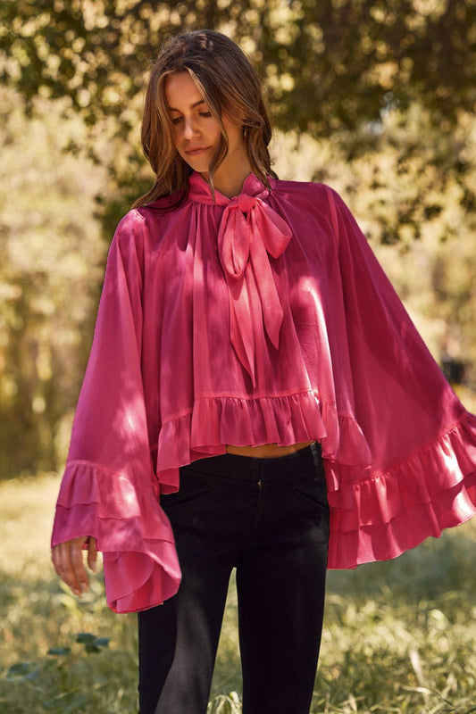 Ruffled Chiffon Blouse