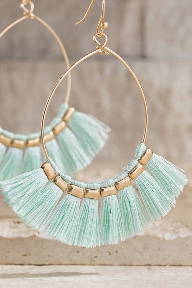 Fine Thread Fish Hook Earrings