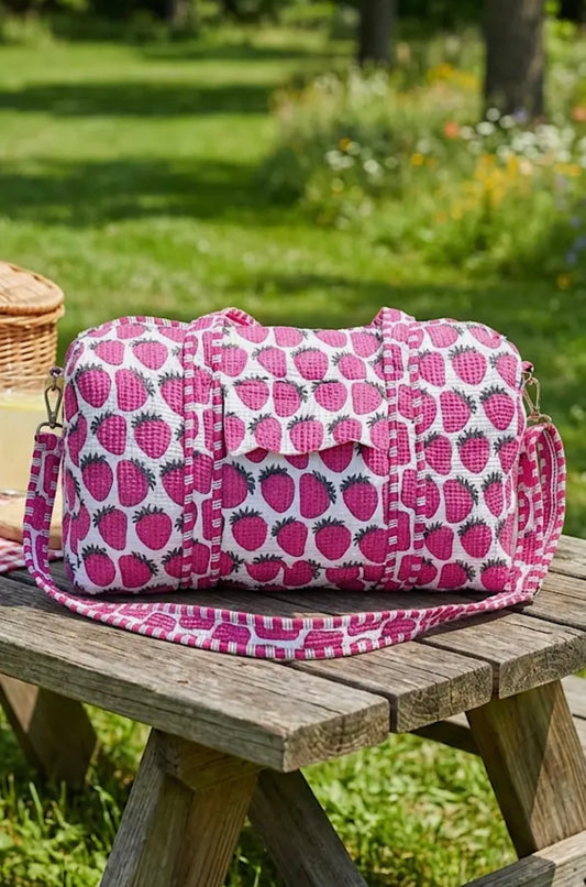 Strawberry Duffle Bag