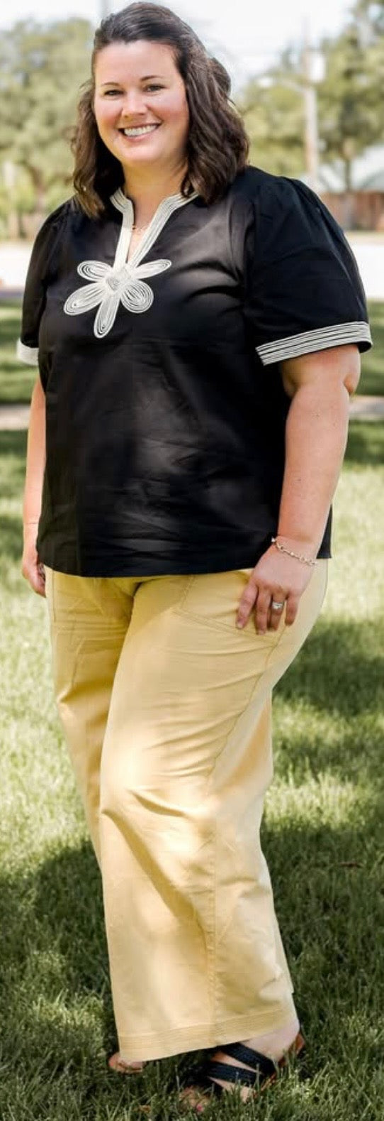 Acid Wash Wide Leg Gold,Chocolate, and Dove Pants