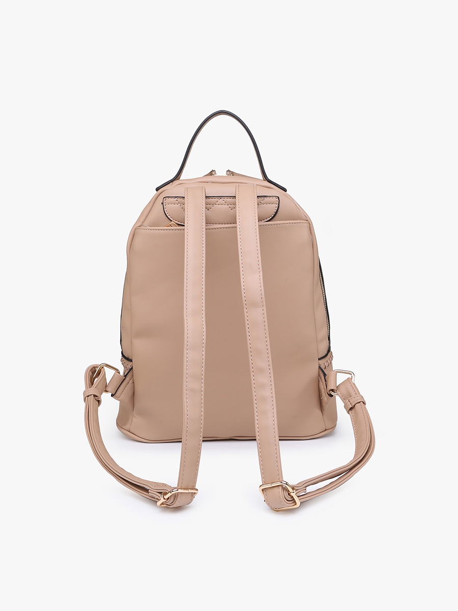 BP1985 Marty 2 Compartment Backpack w/ Stitch Detail