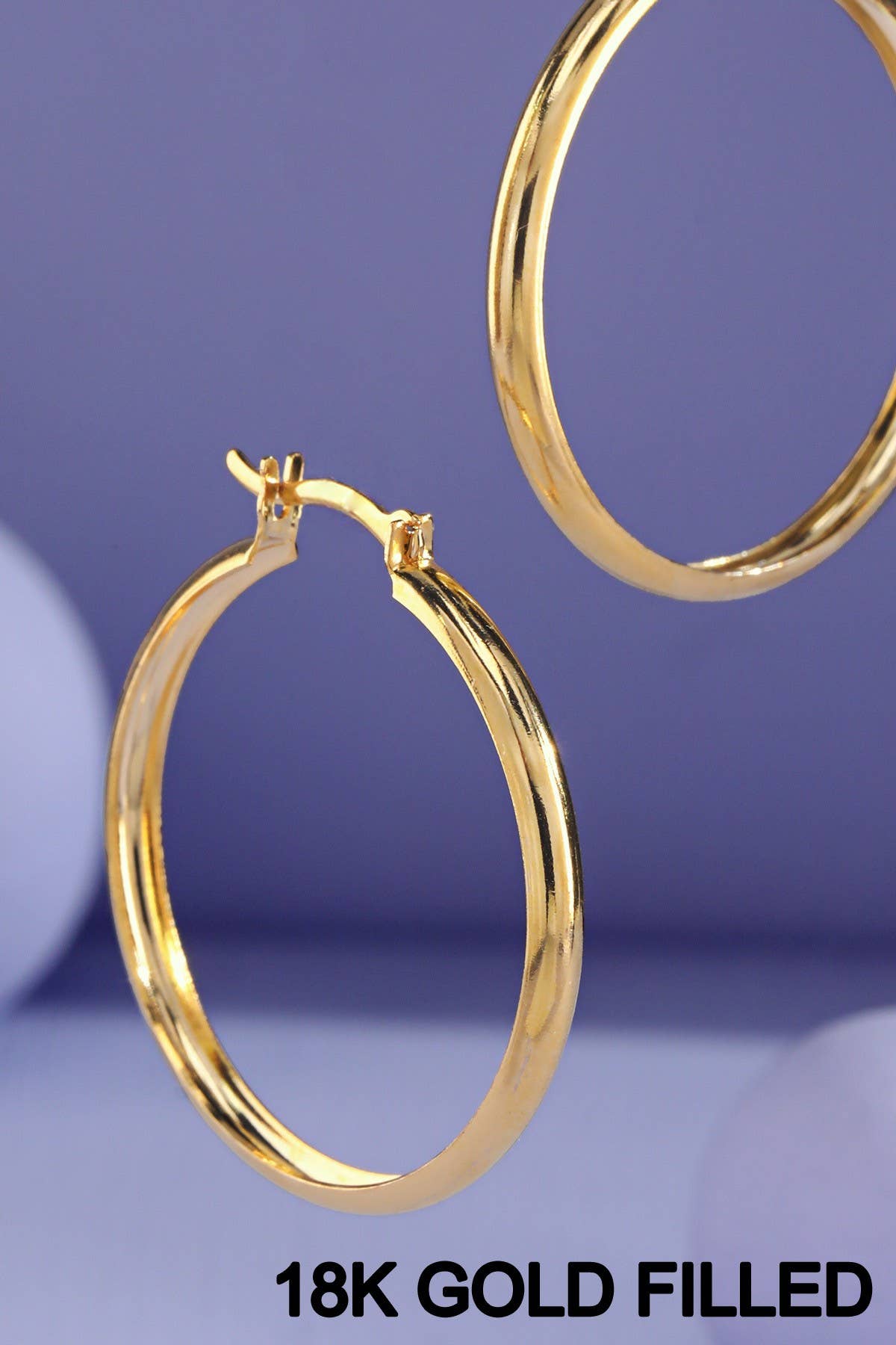 18k Gold Filled Small Hoop Earrings