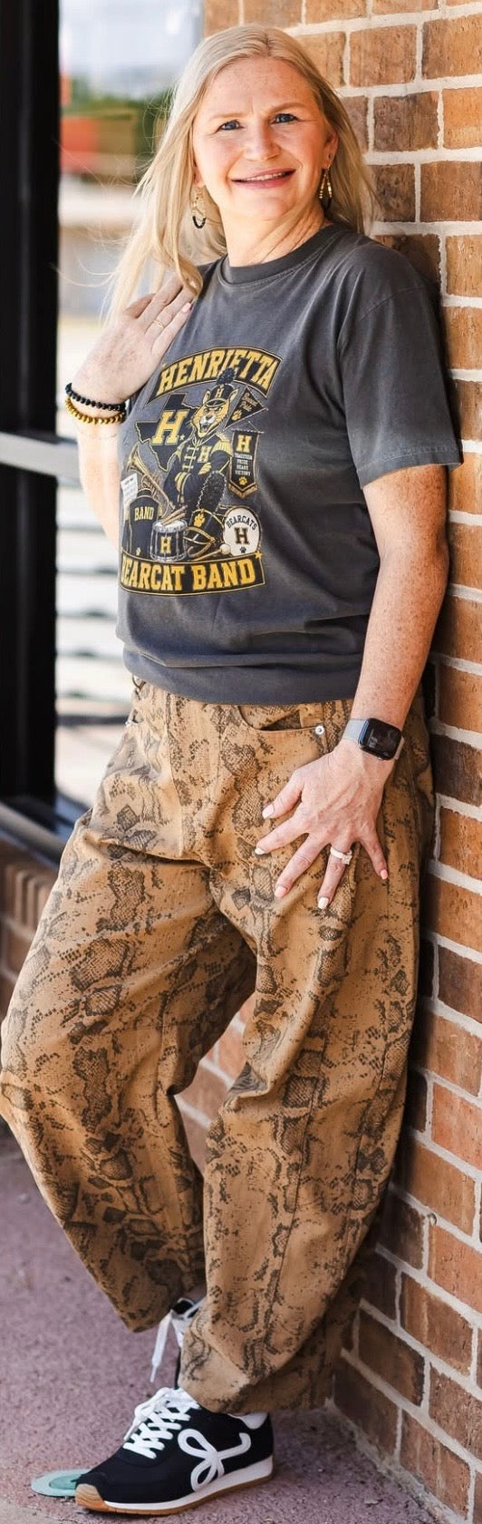 Snake Print Pants