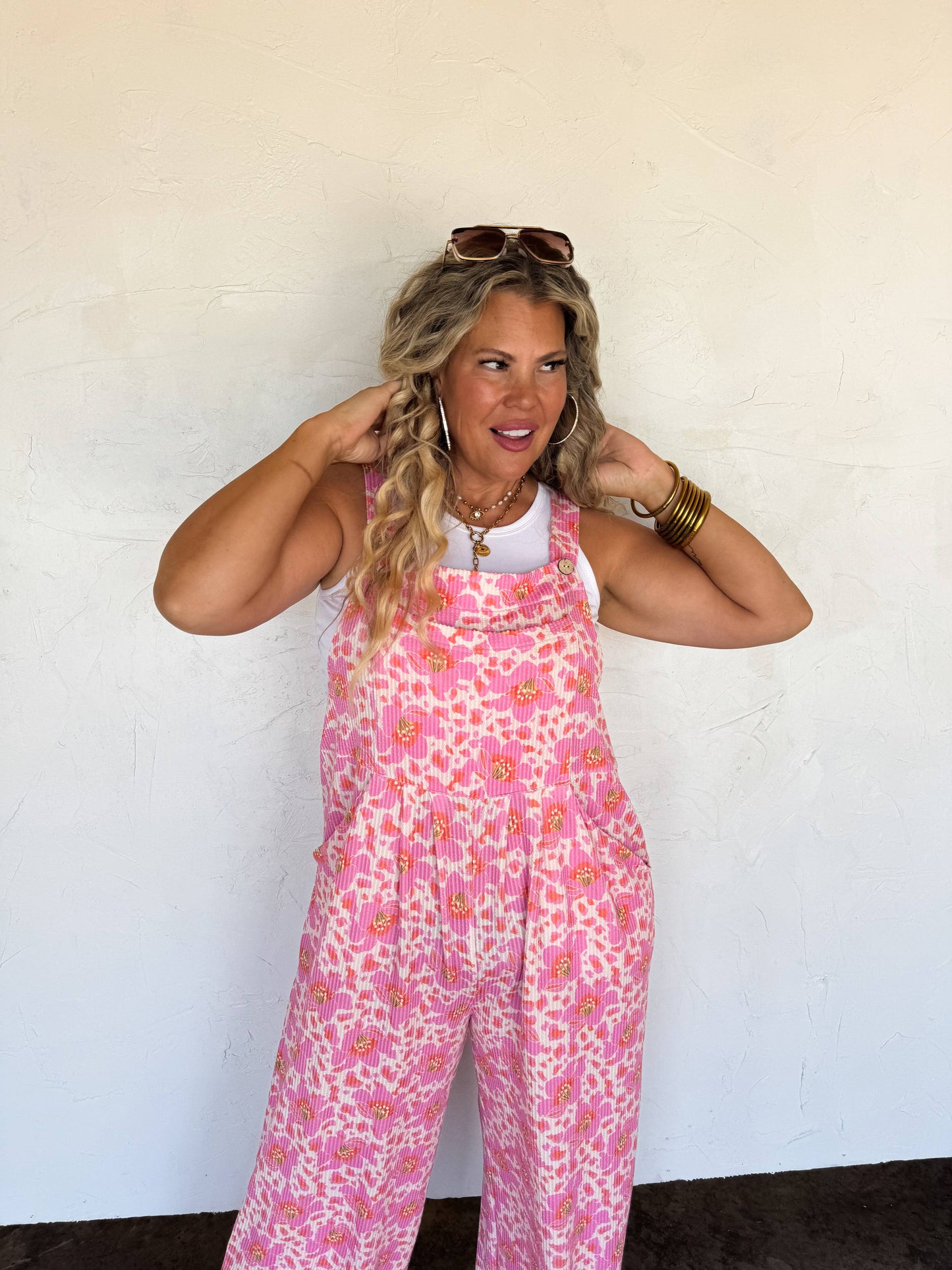 2ND CUT- CASSIDY FLORAL BOHO OVERALLS