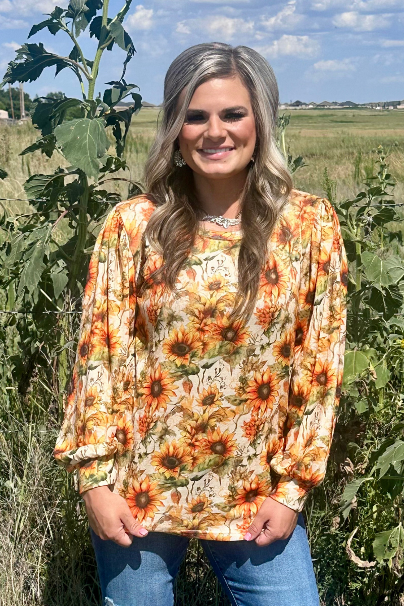 Golden Harvest Knit Top