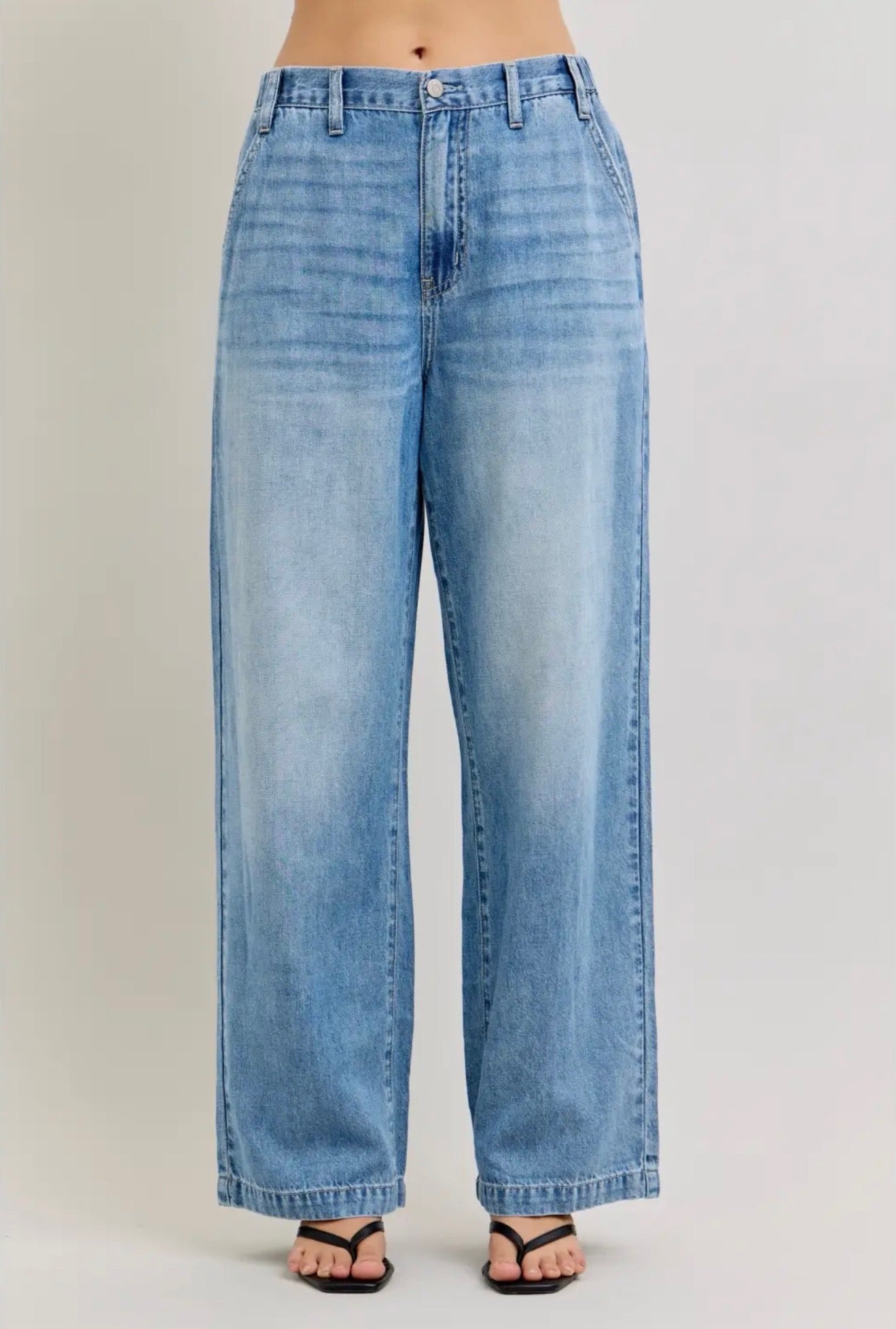 Featherweight Baggy Elasticated Jeans