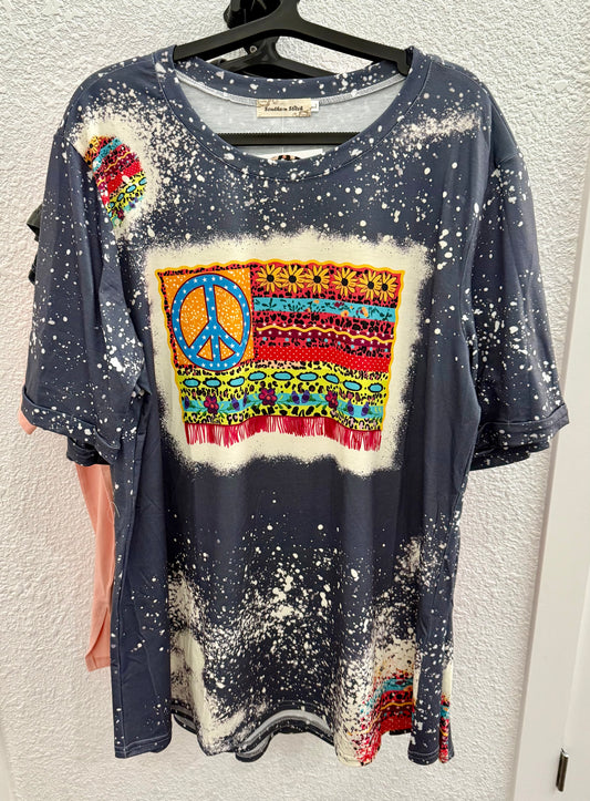 Peace Sign Flag T-Shirt