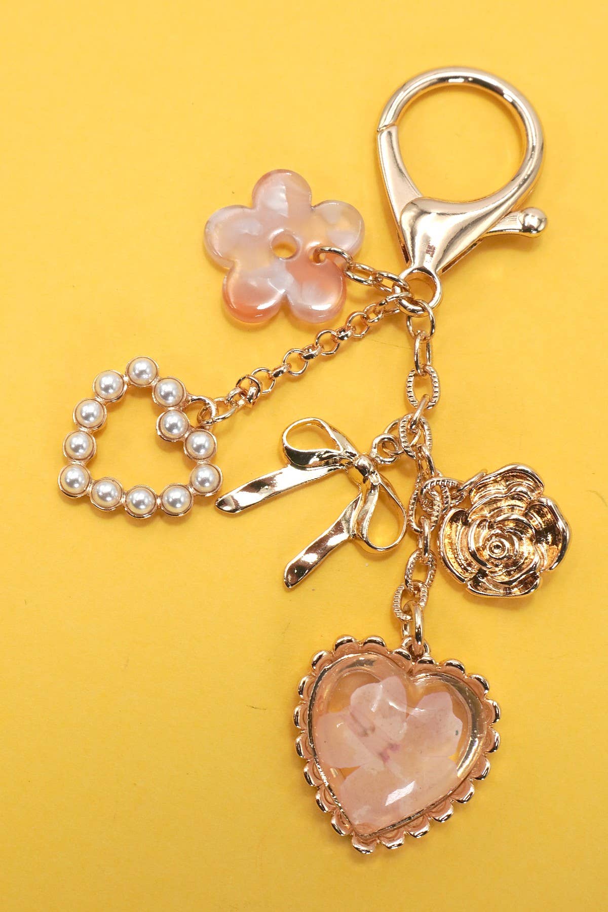 Bag charm heart