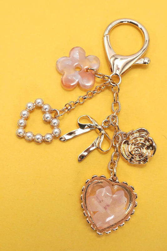 Bag charm heart