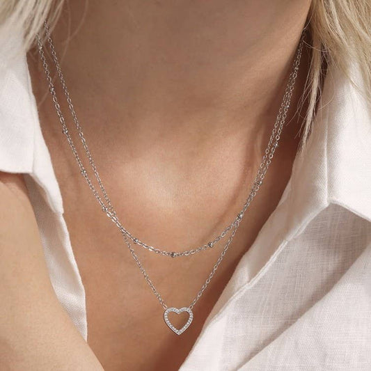 STAINLESS STEEL WATERPROOF TARNISH FREE NECKLACE | 40NK9523