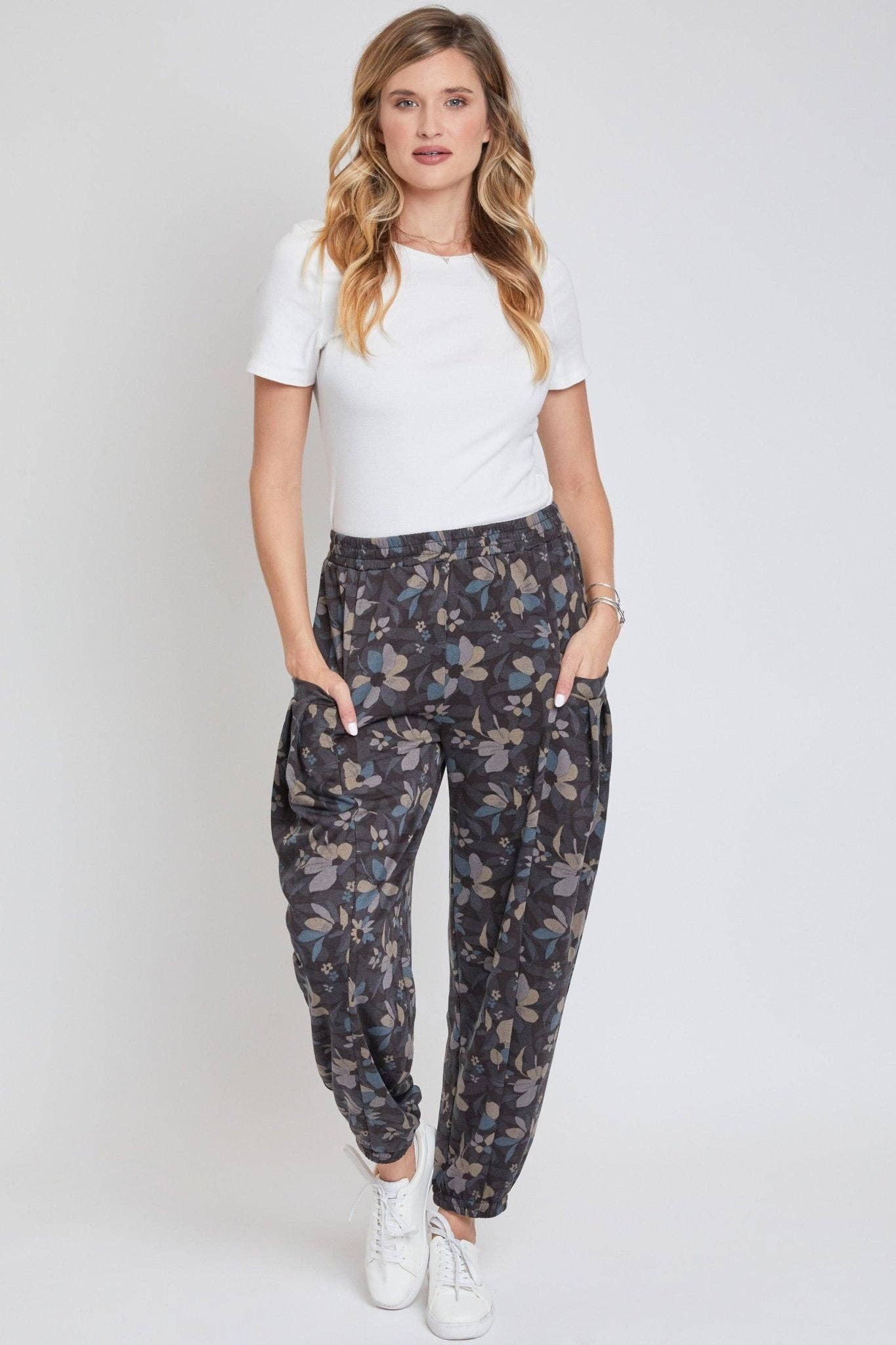 Missy Elastic Balloon Pant with Pockets
