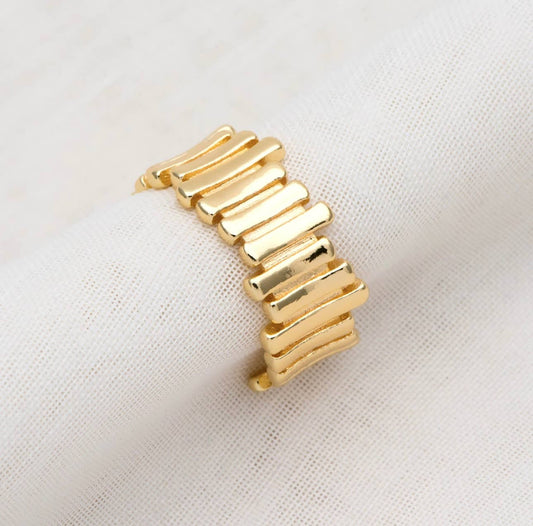 Madison ring | gold chunky ring | gold plated