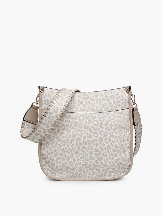 M1977CHE Chloe Cheetah Crossbody  with Guitar Strap
