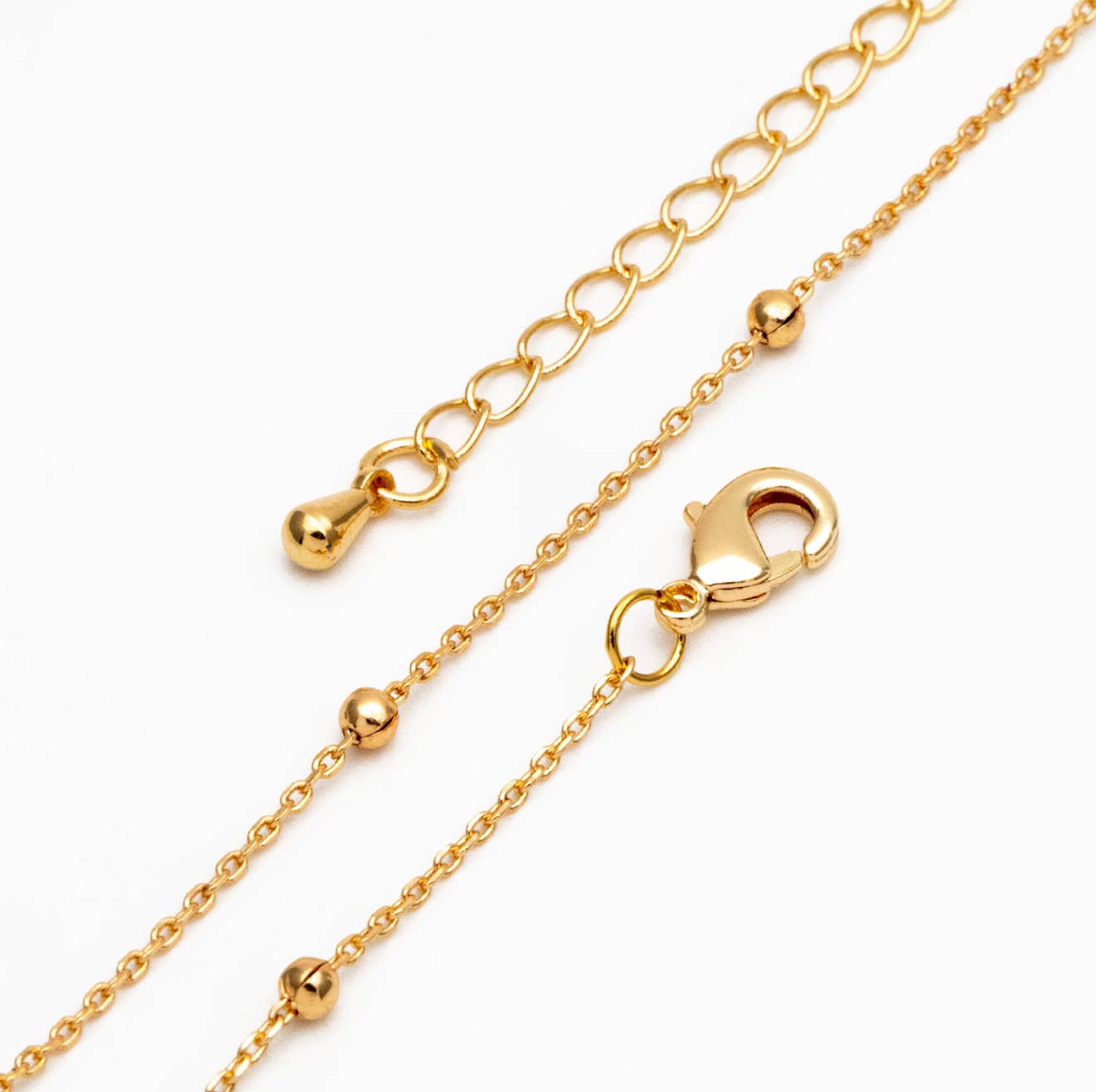 Leya bracelet | satelite chain | 18k gold plated